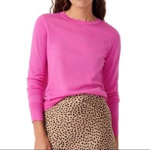 NWT - J. Crew Neon Flamingo Pink Margot Sweater Size S